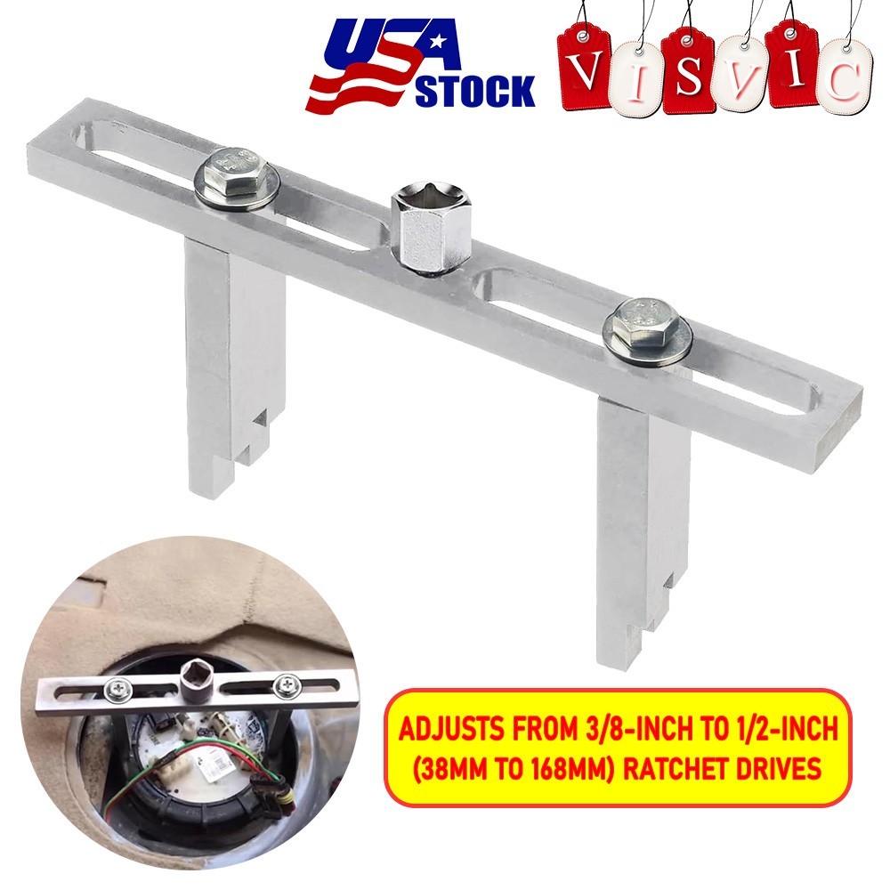 Fuel Pump Removal Tool, Adjustable Fuel Pump Lock Ring Tool ,3/8” to  1/2”