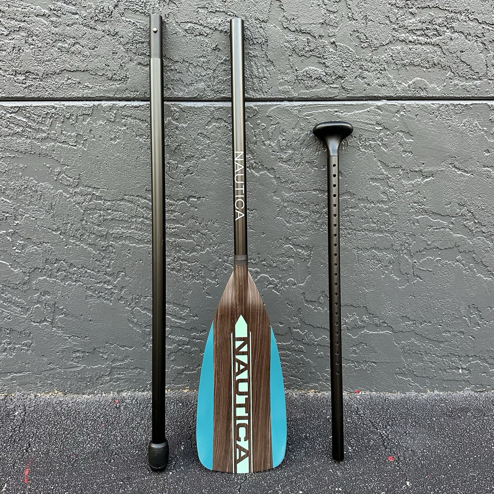 3-Piece Adjustable SUP Paddle –Lightweight, Floating Aluminum Shaft (Nautica)