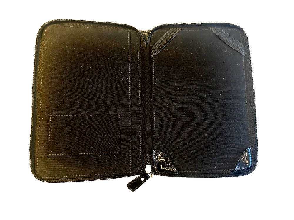 Coach Signature Canvas E-Reader or IPad Mini Tablet Sleeve Zip Case