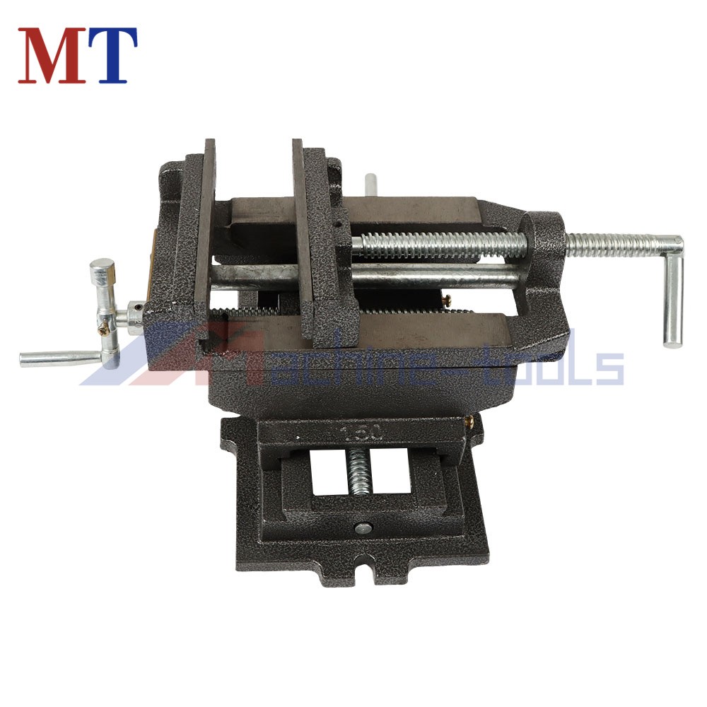 6" Cross Drill Press Vise Heavy Duty 2 Way Slide Metal Milling X-Y Clamp Machine