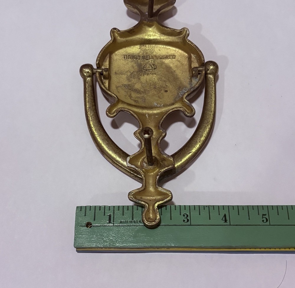 Vintage Things Remembered Solid Brass Door Knocker Engraved “O’hara” Decor X
