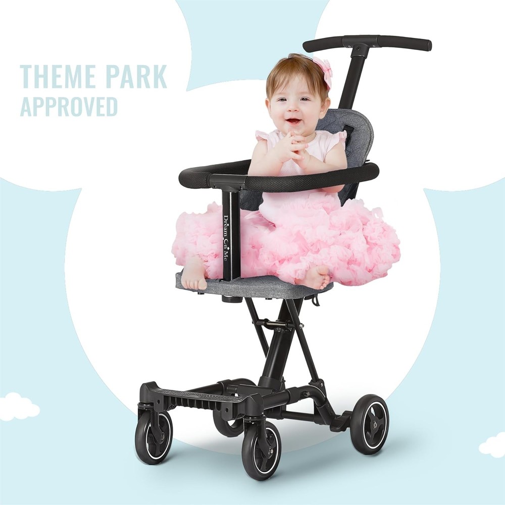 Lightweight And Compact Coast Rider Stroller With One Hand Easy Fold, Adjusta...