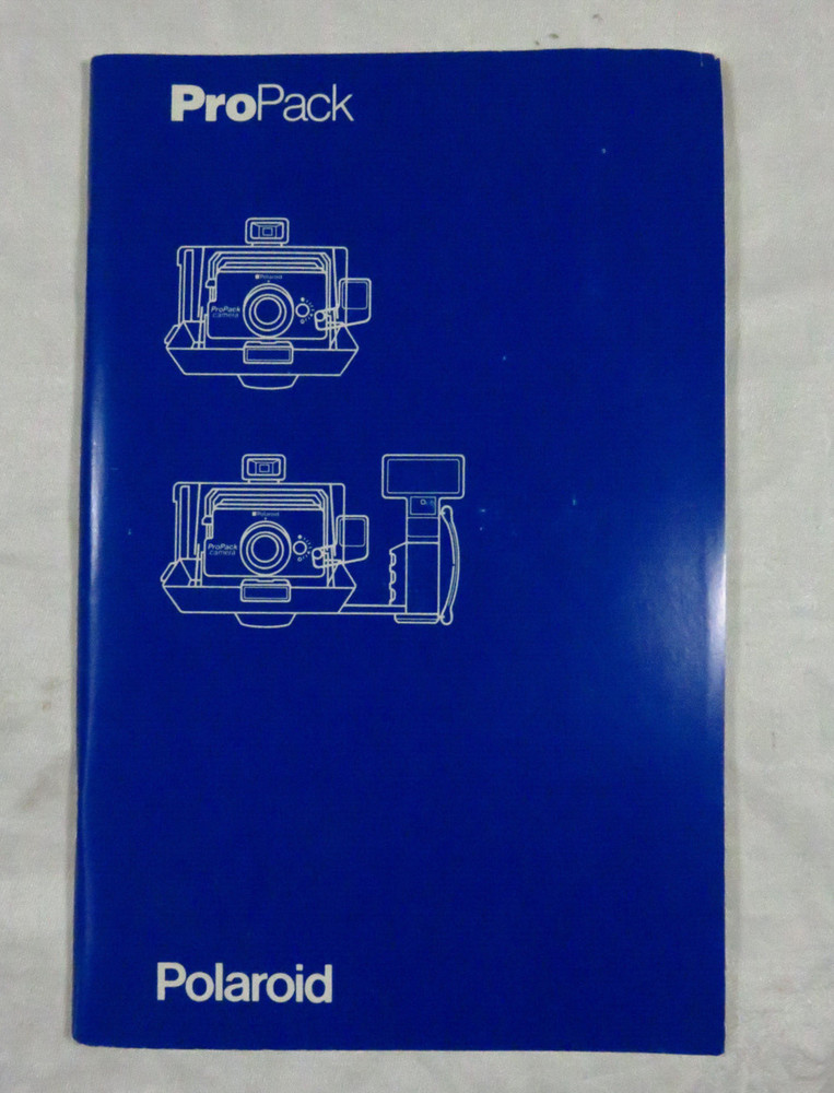 1989 Polaroid ProPack Manual - multiple languages