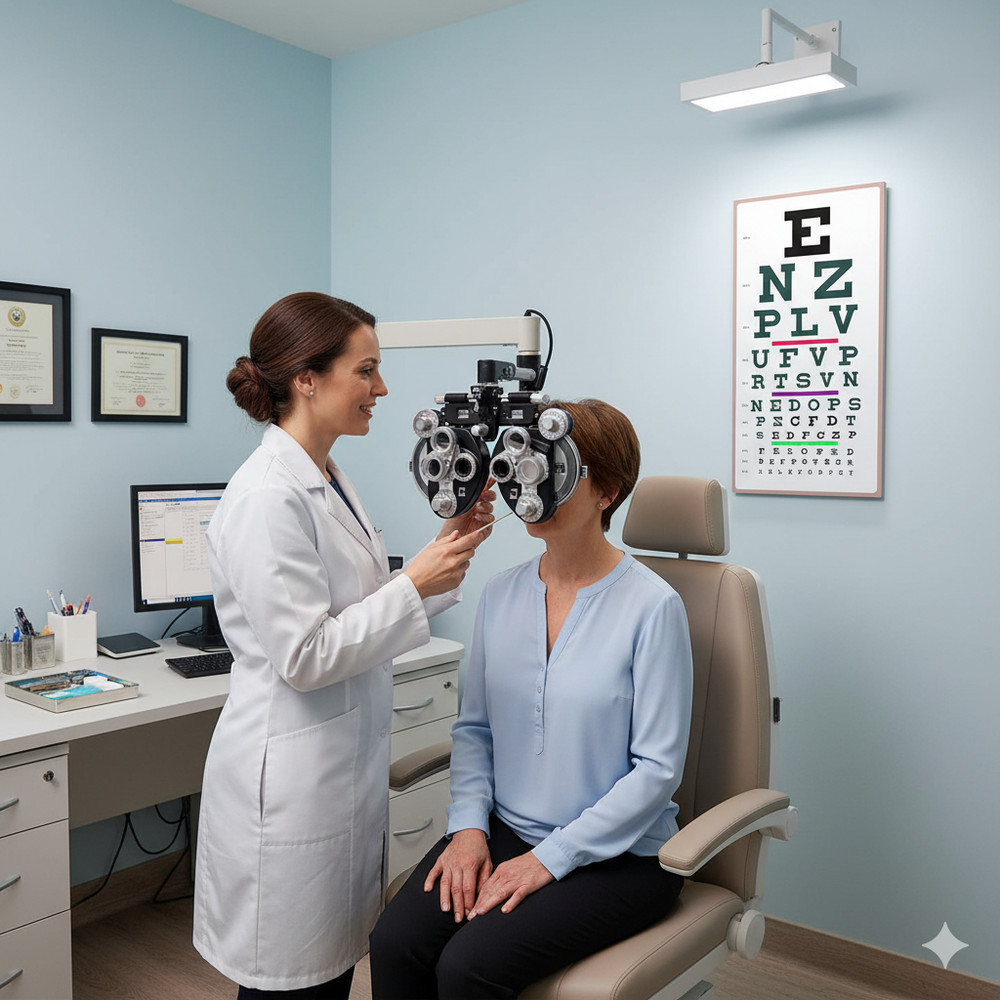 Traditional Snellen Eye Chart 6m / 20ft