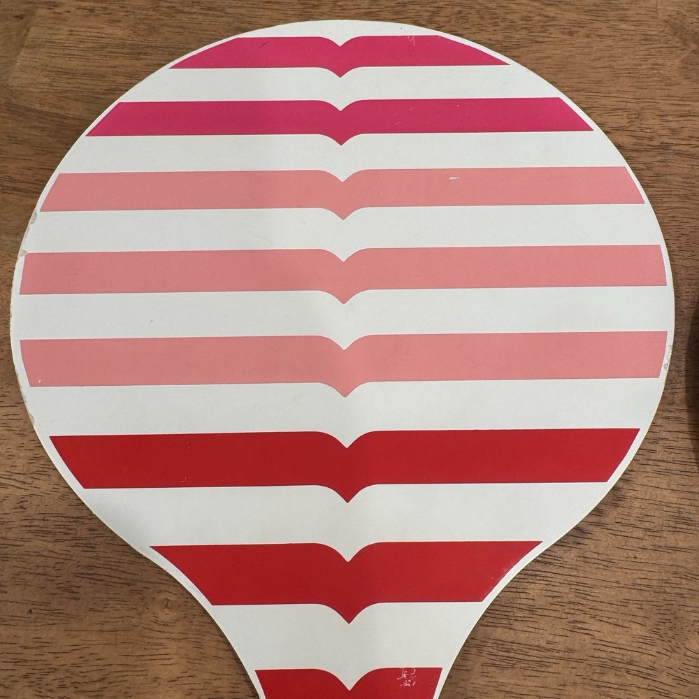 Hunter Striped Paddle Set Reversible Stripes and Carrying Case