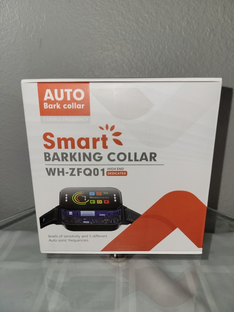 Smart Barking Dog Collar Intelligent Waterproof Bark Control Device Set 2 Pack