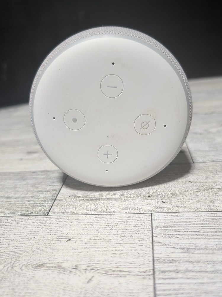 Amazon Echo Dot (3rd Generation) Smart Speaker White Factory Reset Tested Works