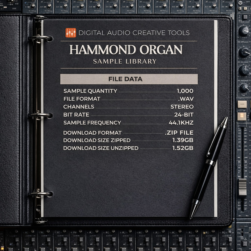 Hammond Organ Sample Library