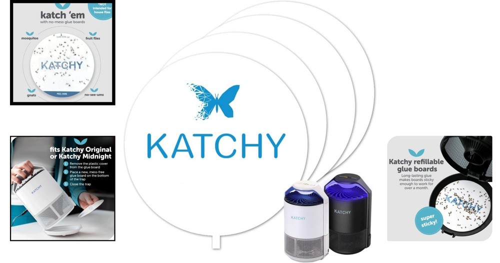 4 Pack & Midnight Glue Board Refills for Effective Pest Control