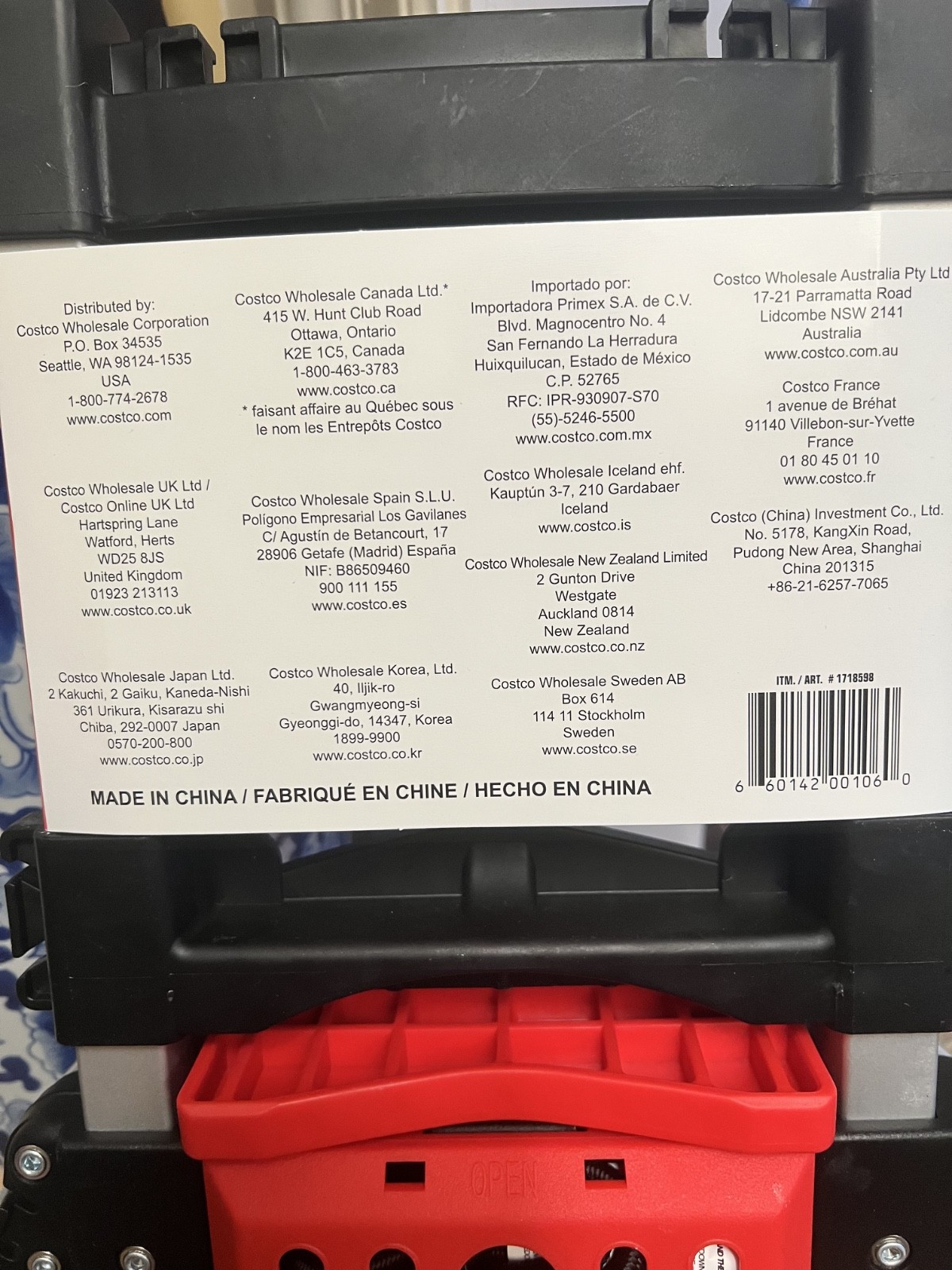 Magna Cart Plus 6 Wheel Folding Aluminum Hand with Tote Attachment New