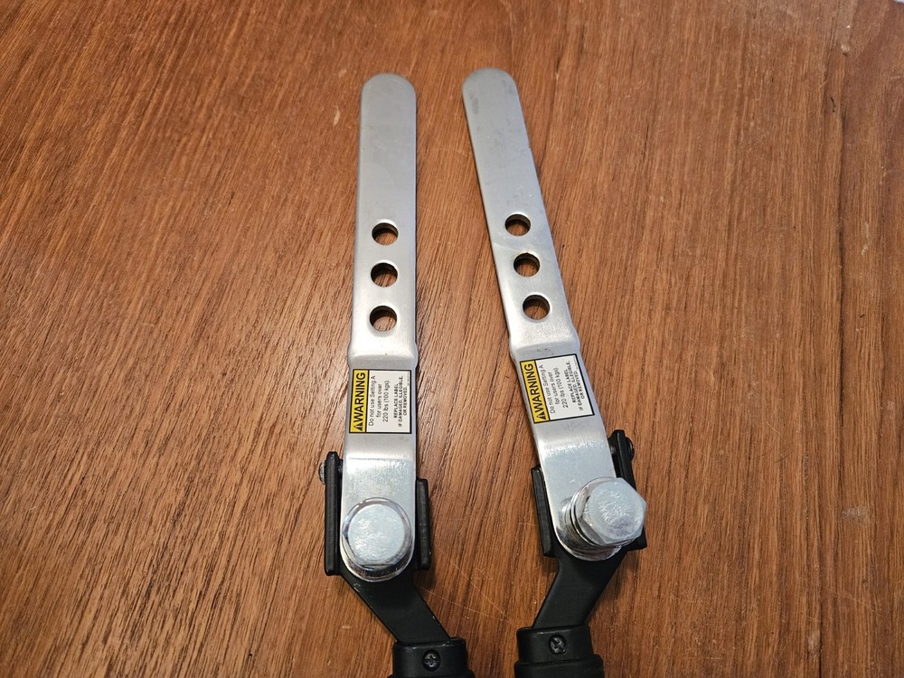 Teeter Hang Ups Inversion Table Replacement 3 Hole Hinges Pair with Handles