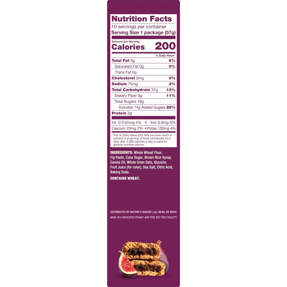 Fig Bars Soft Baked Snack Bars
