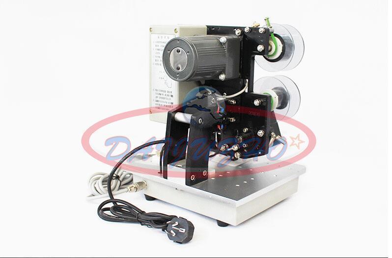 Semi-Auto Ribbon Printer Adjustable Machine Hot Stamp Coder Foot Switch HP241B