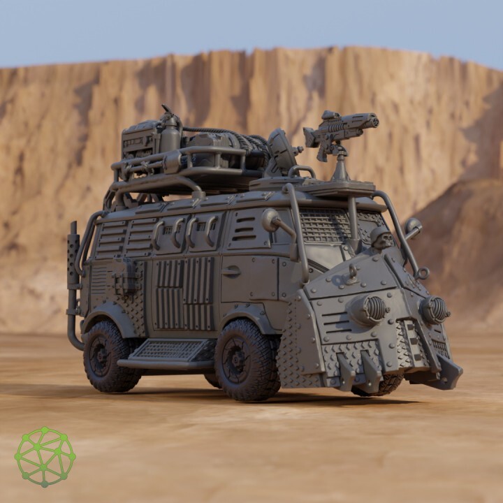 Armored Van | Post Apocalyptic | Car Wars | Gaslands | Scale Mini