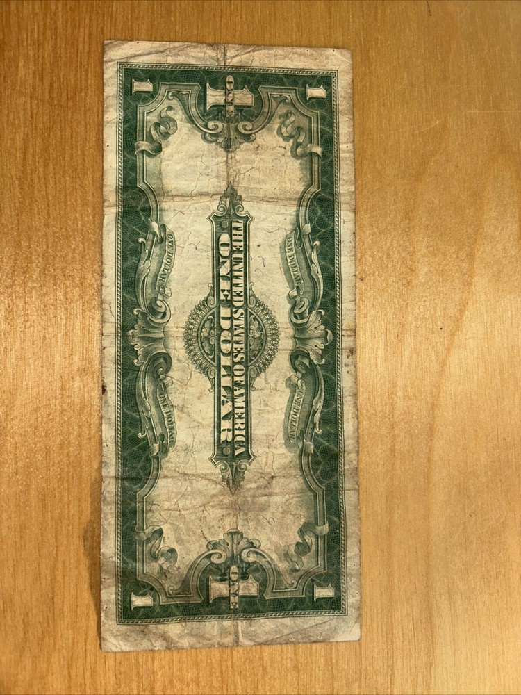 1923 $1 SILVER CERTIFICATE FR# 237 SPEELMAN WHITE ONE DOLLAR LARGE NOTE - VF +