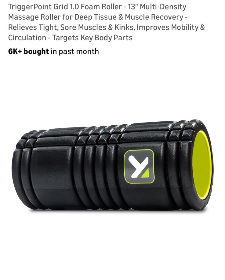 Trigger Point Performance TPT-GRDBW The Grid Black Foam Roller - Black