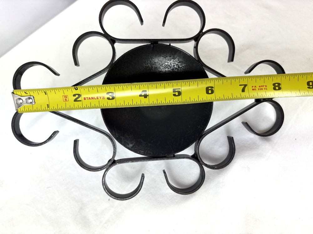 Vintage Metal Scroll Plant Hook 9"
