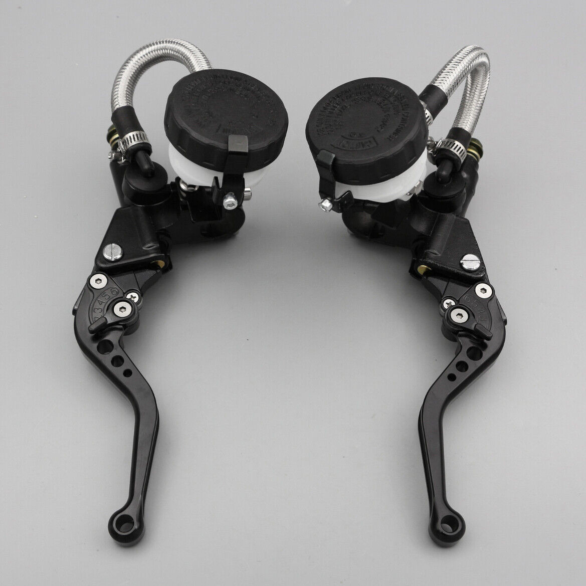 Universal Motorcycle Hydraulic Brake Clutch Master Cylinder Reservoir Lever