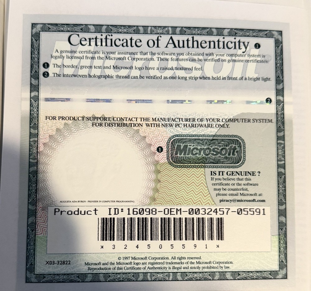 Microsoft Windows 98 Manual +