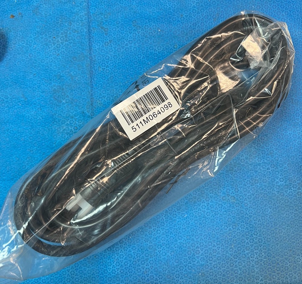 Stryker 511M064098 Power cord, type B, 1 meter(E636)