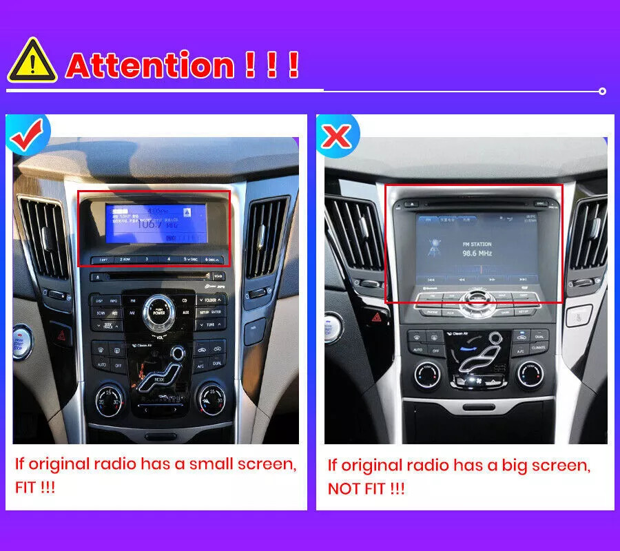 Android13 4+64GB Carplay Car Stereo Radio For Hyundai Sonata 2011-2015 GPS Navi