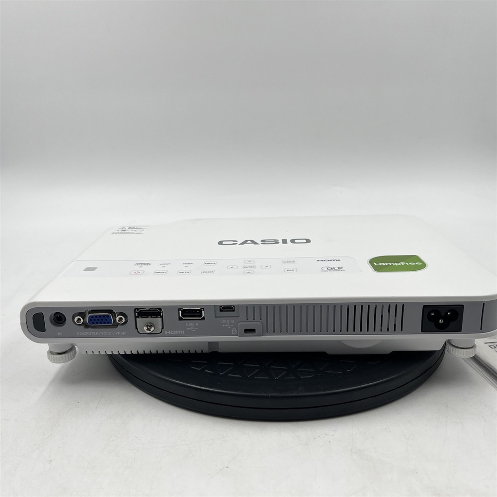 Casio XJ-A257 Slim Projector Lamp Usage: Less Than 1Hr