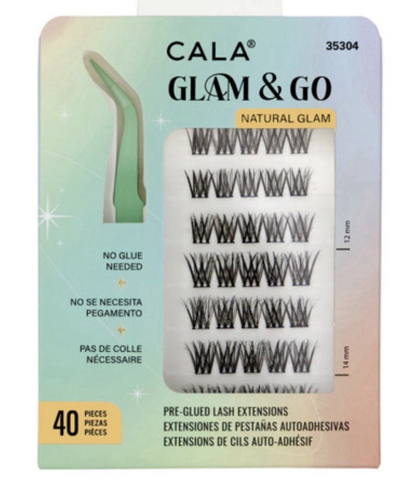 Glam & Go - Natural Glam Pre-Glued Clusters