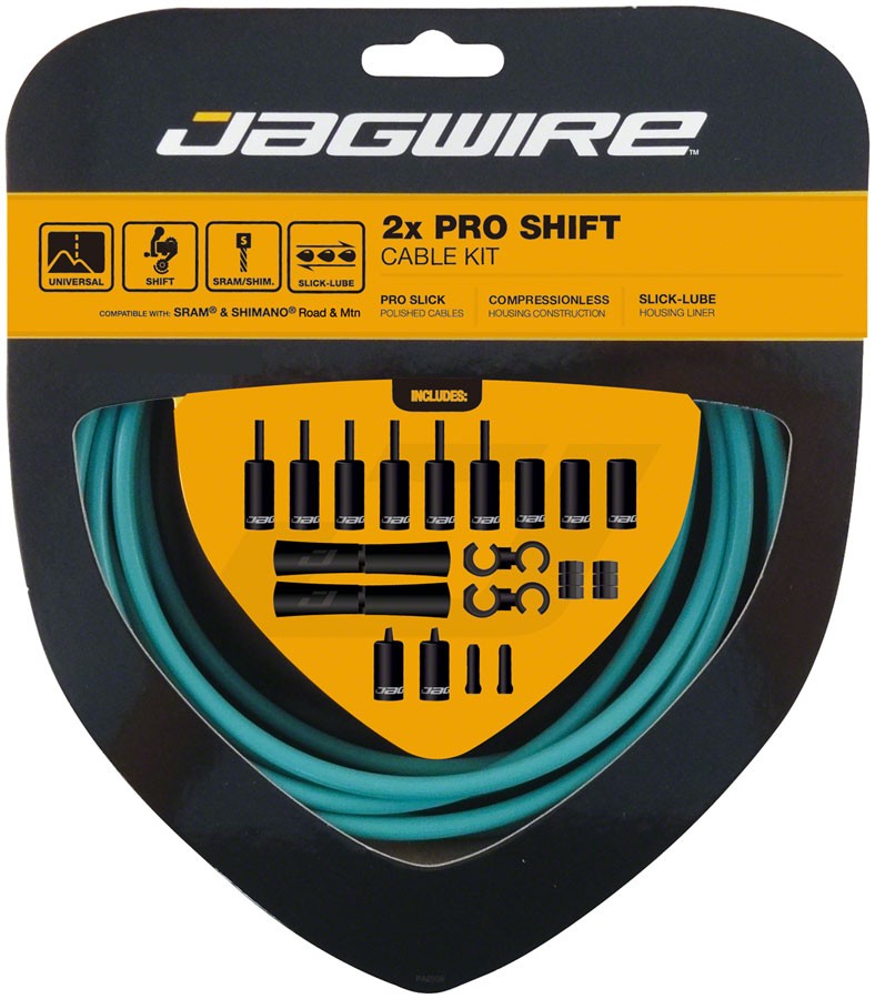 Jagwire Pro Shift Kit Road & Mountain SRAM/ - High-Performance Lubricated Cables
