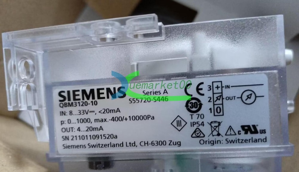 1PC NEW Siemens QBM3120-10 difference pressure sensor