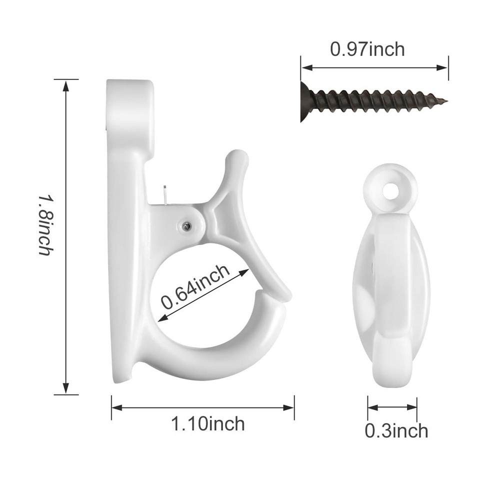 GEZIDEA Light Hanger Hooks,String Light Hooks,Screw-in Hooks for Hanging Stri...