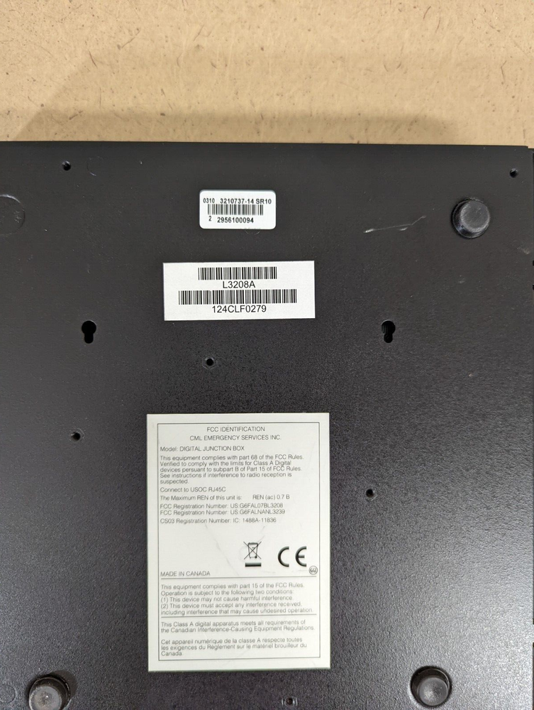 MOTOROLA L3208A Digital Junction Box Unit Only *Good, Working Condition*