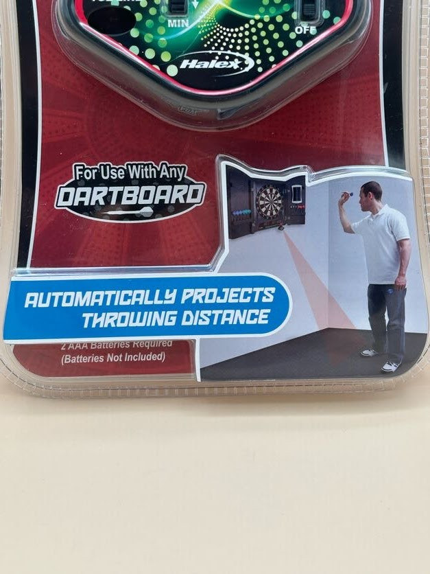 Adjustable Laser Toe Line For Use With Any DartBoard - Projects Throwing Dist.