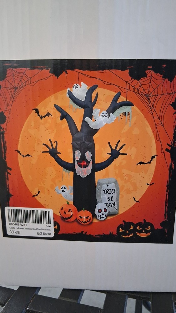 Halloween Inflatable Devil Tree