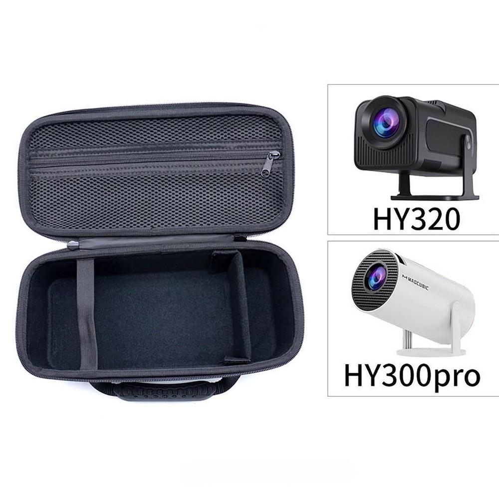 EVA Projector Carrying Case Versatile Scratchproof 2 Compartments Travel Bag