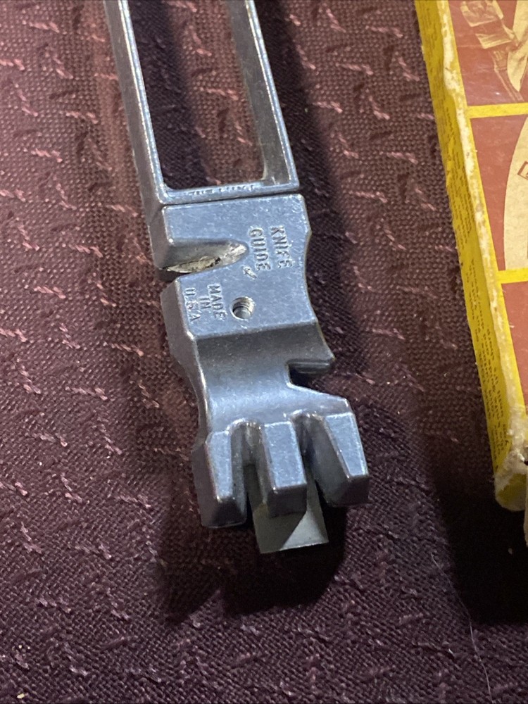 Vintage Selectool Master Sharpener Box And Instructions