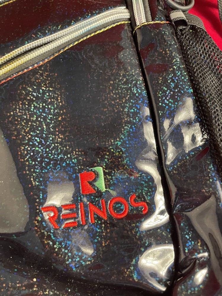 REINOS Hiking Hydration Backpack Black Multicolor Multiple Compartments Mesh