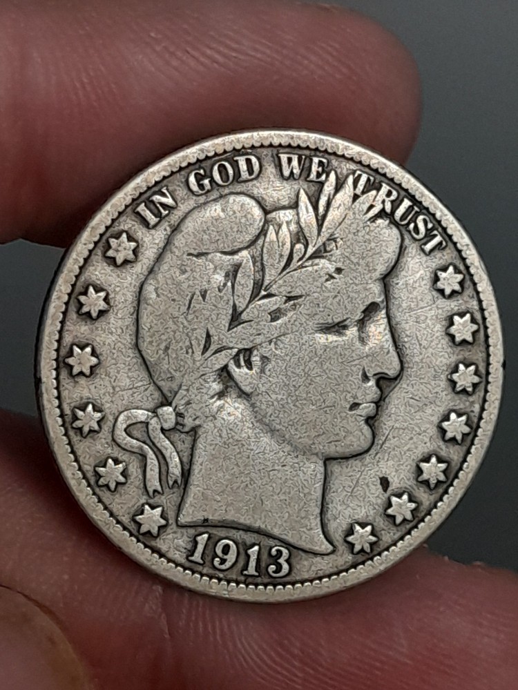 1913- P Barber Half Dollar (Semi-Key)