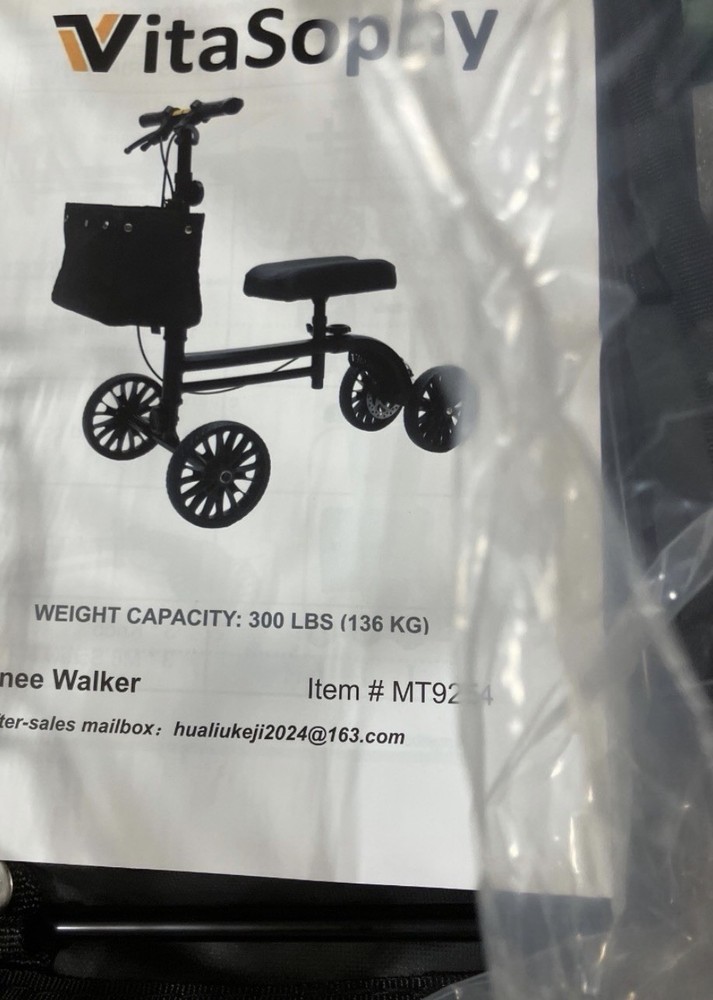 VitaSophy Knee Scooter Walker Steerable Knee Walker