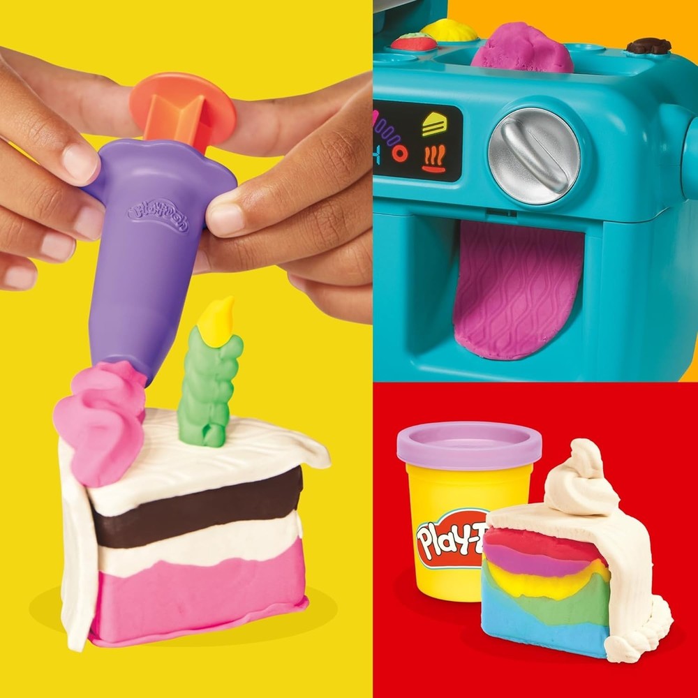 Super Slice Cake Playset with 11 Modeling Compound Cans