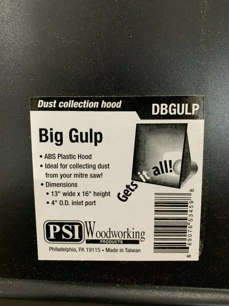 PSI Woodworking DBGULP Big Gulp Dust Hood