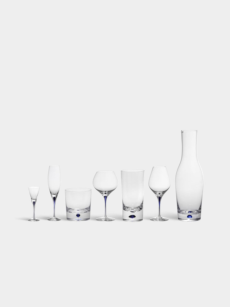 Intermezzo Blue 7 Ounce Champagne Flute