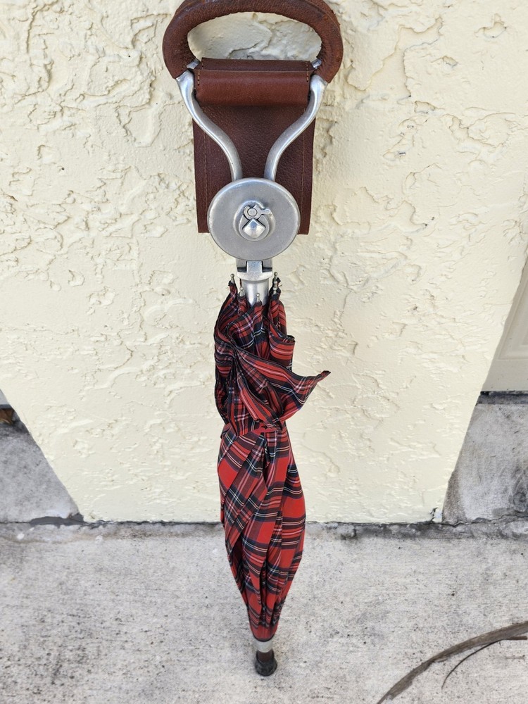 Golf Umbrella w/ Leather Seat