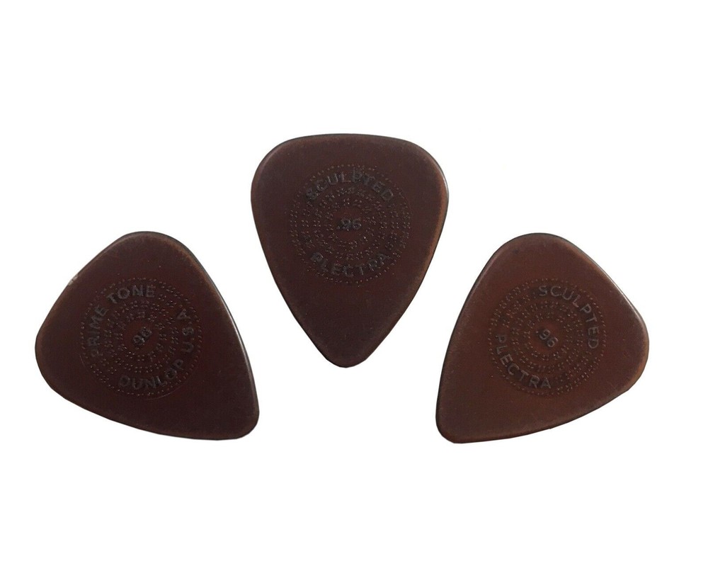 Dunlop Guitar Picks 3 Pack Primetone Standard Hand Sculpted .96mm
