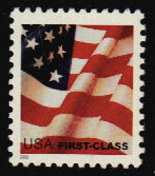 Scott # 3620...(37) Cent...Flag...2 Stamps