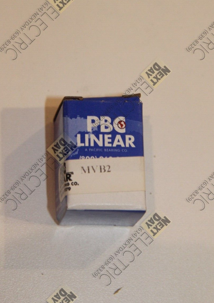 PBC, MVB2, 2CRX5 V  Linear Bearing Guide Fixed Bushing Bore 6mm