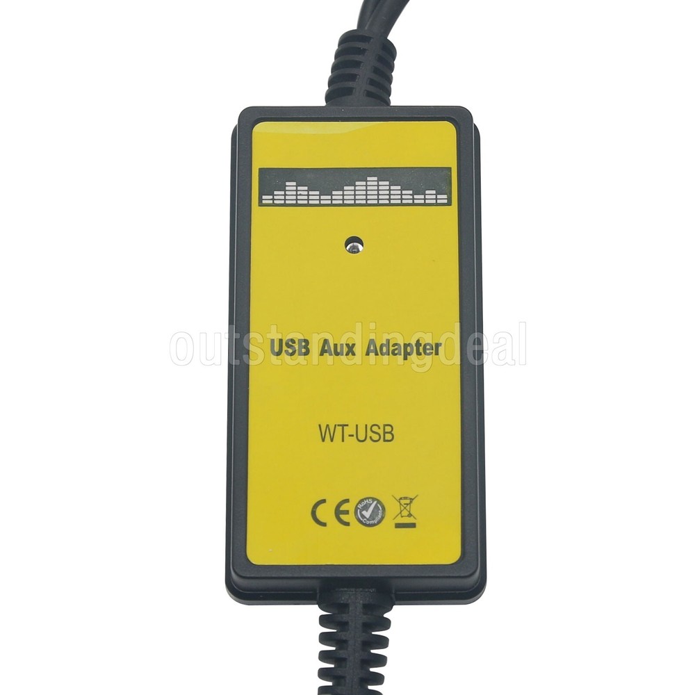 AUX Input MP3 CD Interface Adapter Changer USB Cable+Reader for Honda Accord os6