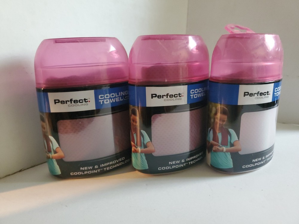 3 New Perfect Cooling Towel Pro - Coolpoint Technology - Berry