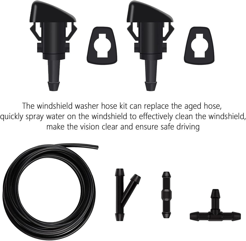 Windshield Washer Hose Connector Nozzle For Dodge Ram Chrysler
