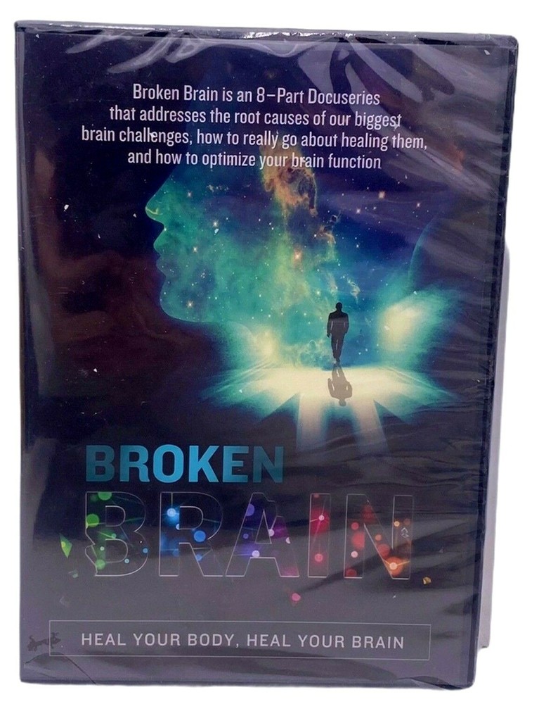 Broken Brain 8 Part Docu Series Dr. Mark Hyman Sealed DVDs Transcripts Workbook