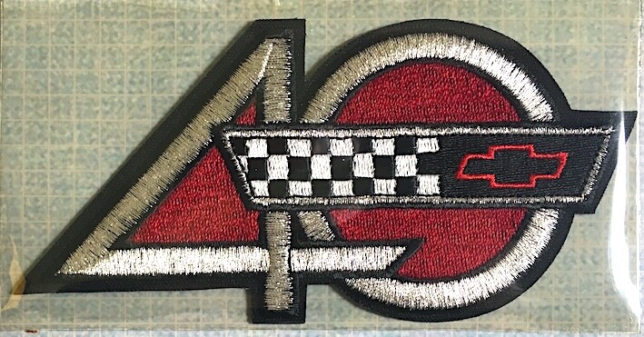 1993 CORVETTE Willabee & Ward PATCH COLLECTION ~ 40th Anniversary ~ PATCH ONLY ~